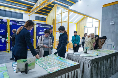 安徽省新的社會階層人士基本情況調(diào)研組來殷港小鎮(zhèn)考察調(diào)研